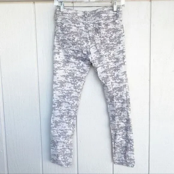 Rag & Bone Gray Camo Skinny Jeans 28 - Picture 3 of 5